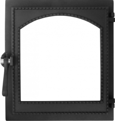 Дверка топочная герметичная крашенная со стеклом Онего-2 ДТГ-8ВС (290х325х35)